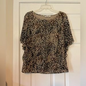 Animal print top